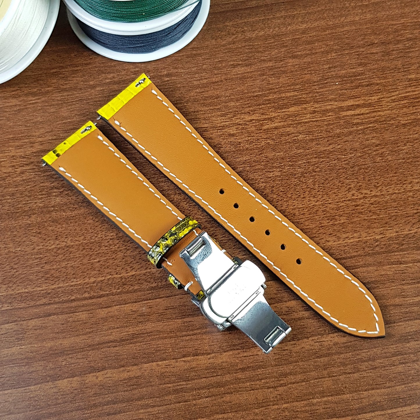 Custom Genuine Lizard Leather Watch Strap