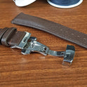 Brown Epsom Hass Leather Watch Straps - PVMH Leather