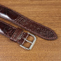 Brown Genuine Ostrich Leather Watch Straps - PVMH Leather