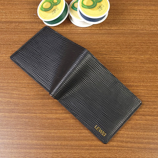 Custom Black Luxury Epi Leather Mens Wallets - PVMH Leather