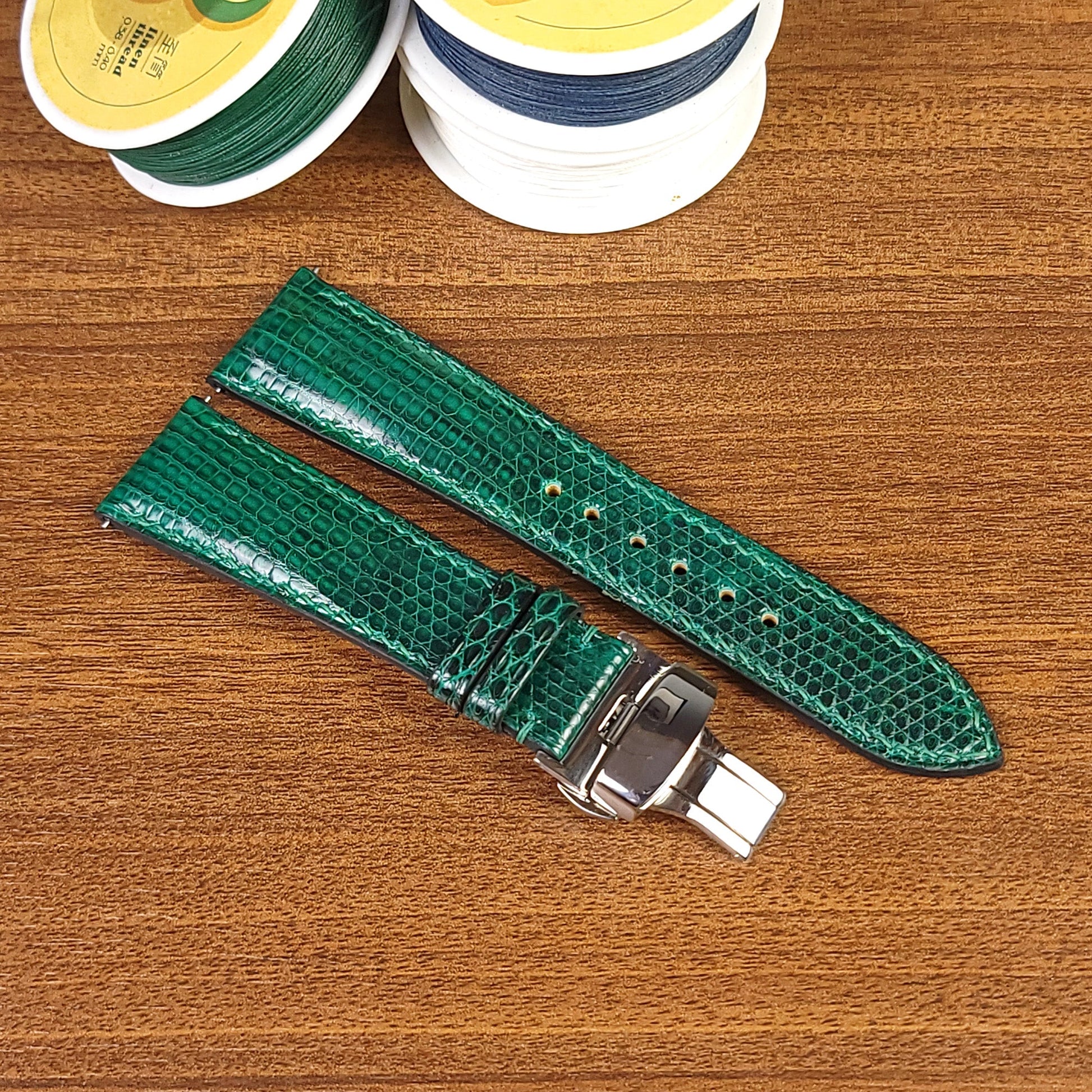 Custom Genuine Lizard Leather Watch Straps - PVMH Leather