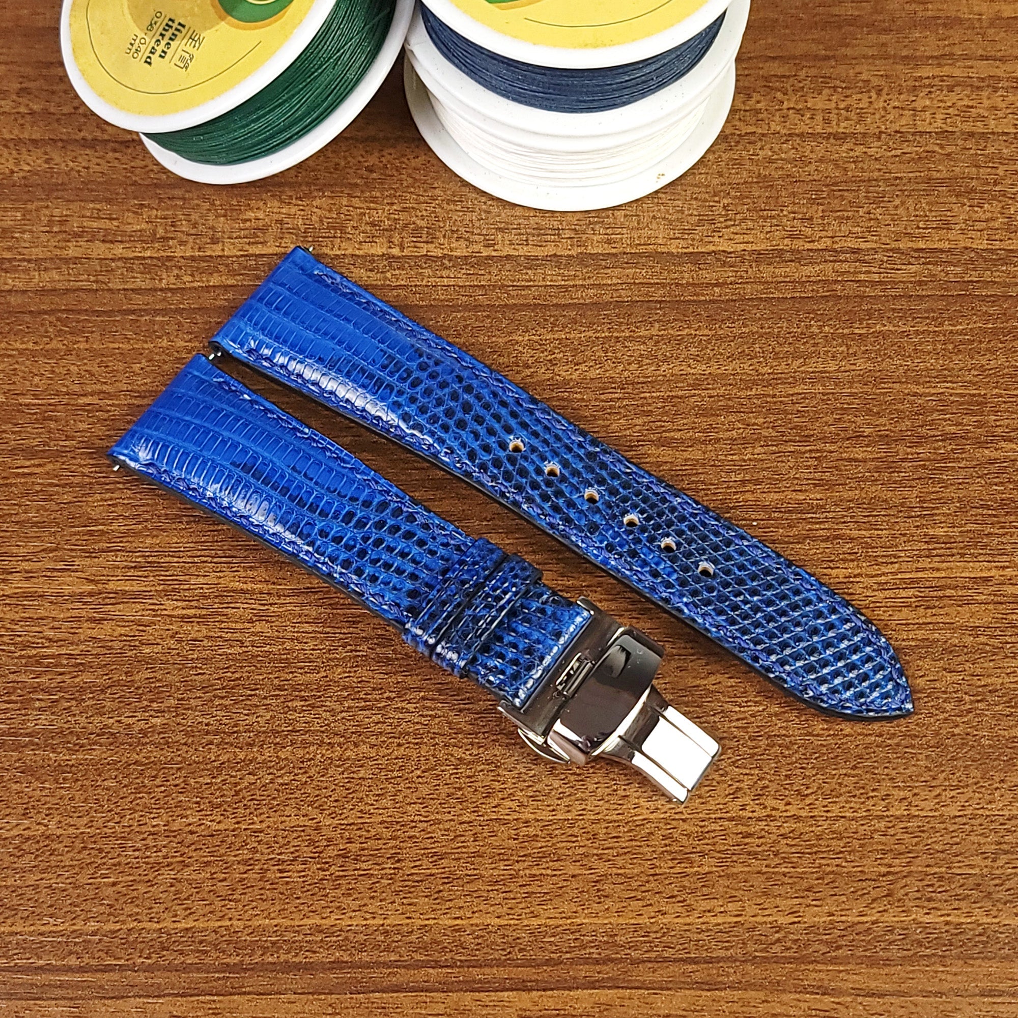 Custom Genuine Lizard Leather Watch Straps - PVMH Leather