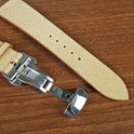 Custom Genuine Tan Stingray Leather Watch Strap - PVMH Leather