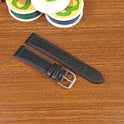 Custom Luxury Black Vachetta Leather Watch Bands - PVMH Leather