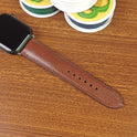 Custom Luxury Brown Vachetta Leather Apple Watch Straps - PVMH Leather