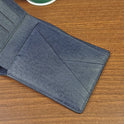 Custom Navy Blue Luxury Epi Leather Mens Wallet - PVMH Leather