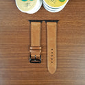 Full Grain Leather Yellow Pueblo Apple Watch Band - PVMH Leather