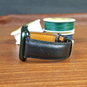 Handmade Black Epsom Leather Apple Watch Band - PVMH Leather