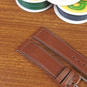 Handmade Brown Vachetta Leather Luxury Watch Straps - PVMH Leather