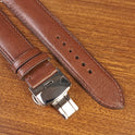 Handmade Brown Vachetta Leather Watch Straps - PVMH Leather