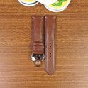 Handmade Brown Vachetta Leather Watch Straps - PVMH Leather