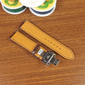 Handmade Dark Brown Genuine Alligator Leather Watch Strap - PVMH Leather