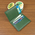 Handmade Green Genuine Alligator Leather Card Holder - PVMH Leather