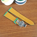 Handmade Green Stingray Leather Watch Strap - PVMH Leather