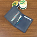 Navy Blue Genuine Alligator Leather Luxury Card Holder - PVMH Leather