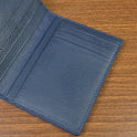 Navy Blue Genuine Alligator Leather Luxury Card Holder - PVMH Leather